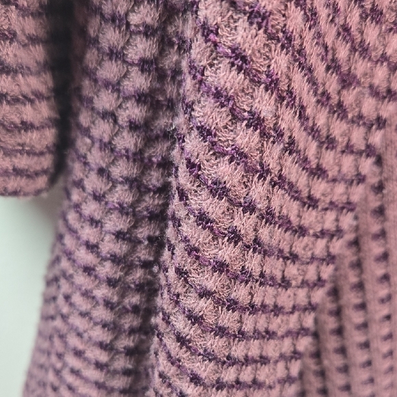 Knox Rose Purple Knit Cardigan Sweater - Picture 3 of 6